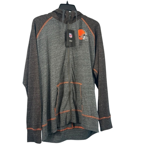 Nike Cleveland Browns Full Zip Hoodie Women's Size XXL NWT - Picture 1 of 6